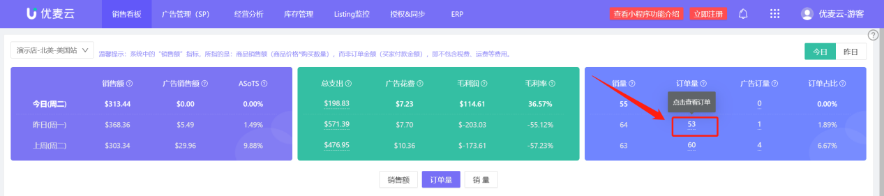 实时销售一目了然，随时查看出单情况，竟然这么好用！