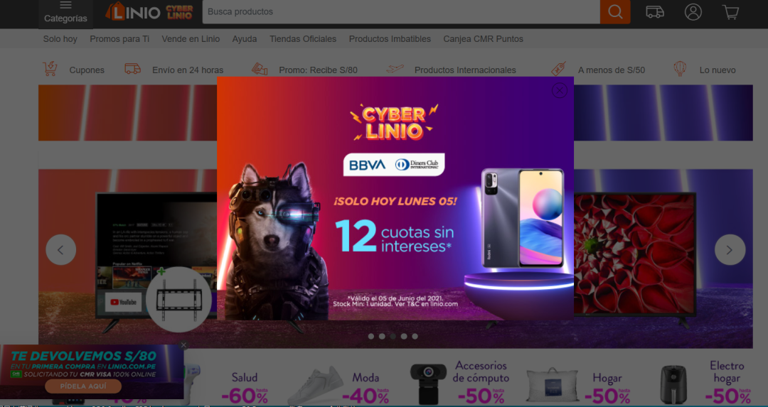 Cyber Day！秘鲁！安排！