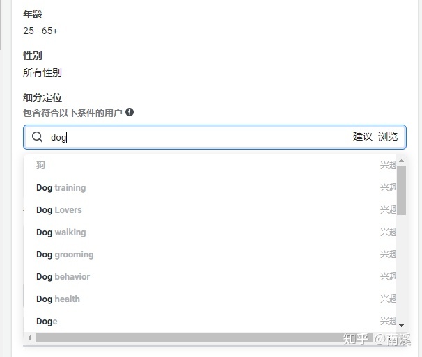 挖掘Facebook niche兴趣词的工具-AdTargeting
