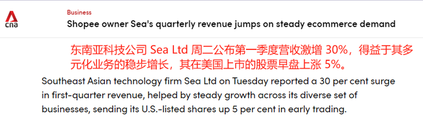 Shopee母公司利润大涨，电商业务成顶梁柱