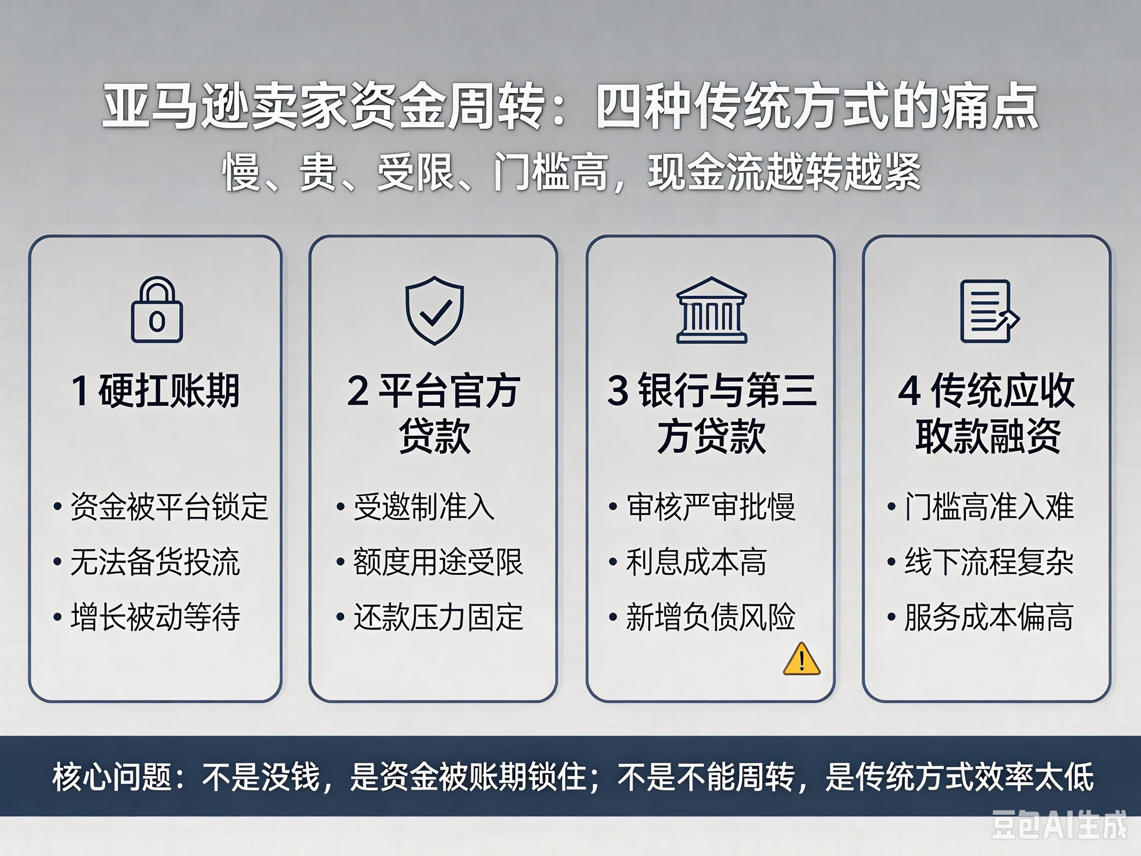 拆解4种资金周转方式,融资借贷并非最优解!亚马逊卖家别再盲目融资了