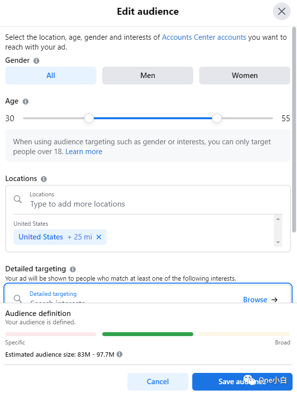 如何创建 Facebook 速推帖子广告（英文操作界面）?