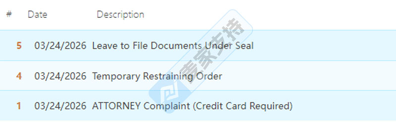 26-cv-00481，keith代理98年老logo版权维权！Moz麋鹿已申请TRO