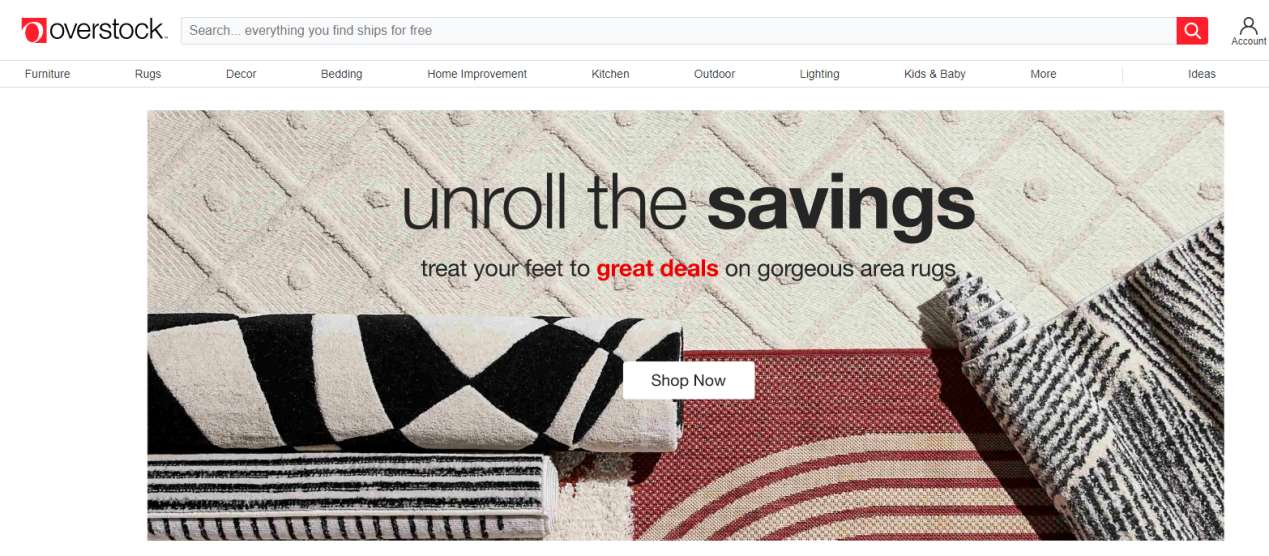 專做家居電商的Overstock，占有多少市場(chǎng)份額？