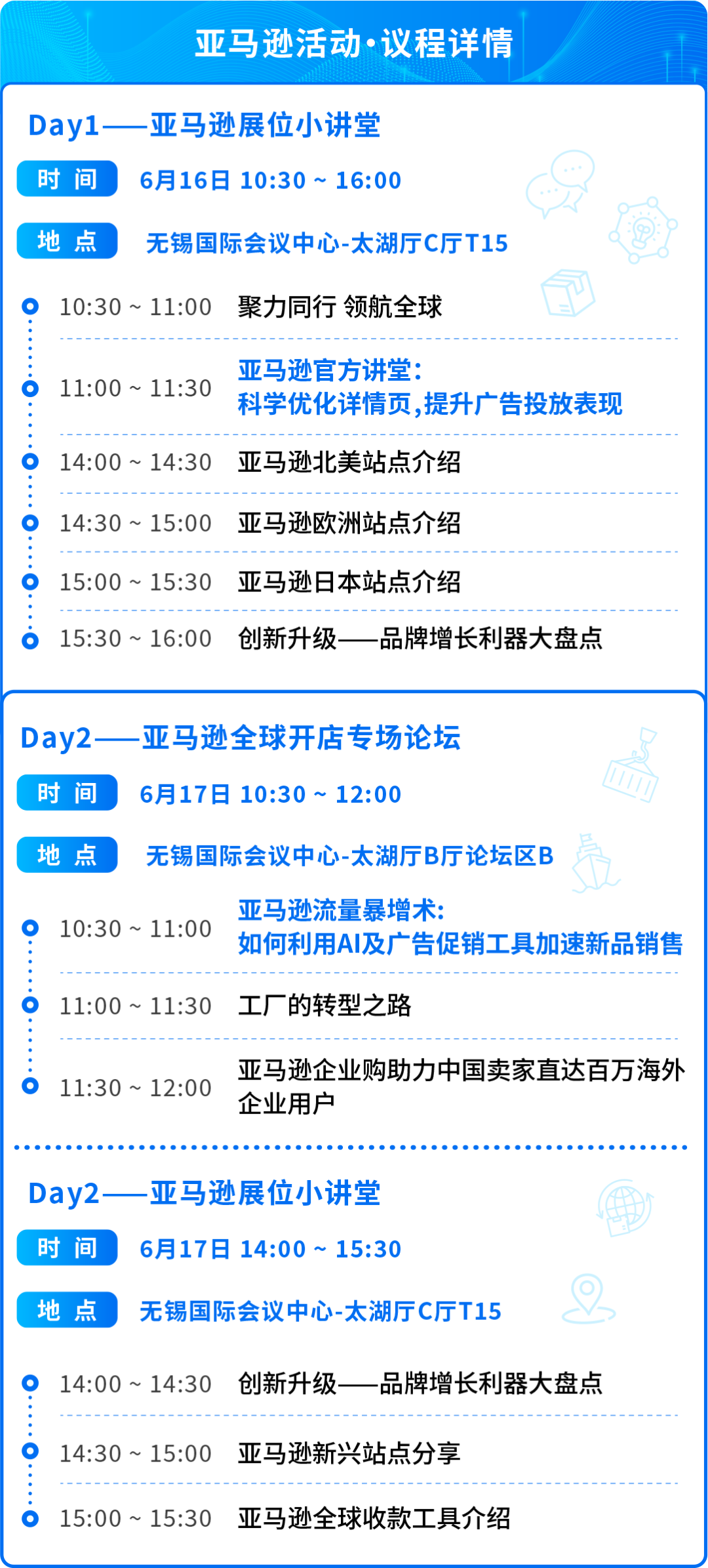 亚马逊六月连赴四城展会，四大产业带出海机遇集中落地