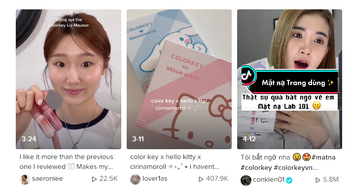 出海品牌新秀!Colorkey 如何引爆 TikTok 美妆类目?