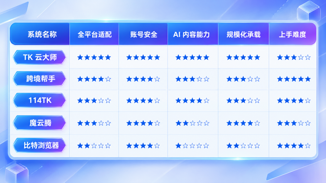 2026年9月海外全平台矩阵运营系统行业评测报告 ——TOP5综合实力排行榜正式发布