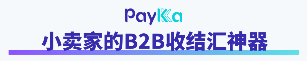 极速到账，超低费率！PayKKa「B2B收结汇」助力小卖家降本增效！