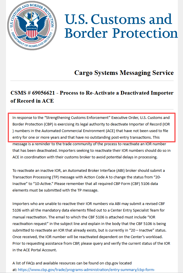 非活跃IOR清关将被拒，UPS尾程运力告急，本周货该怎么发？