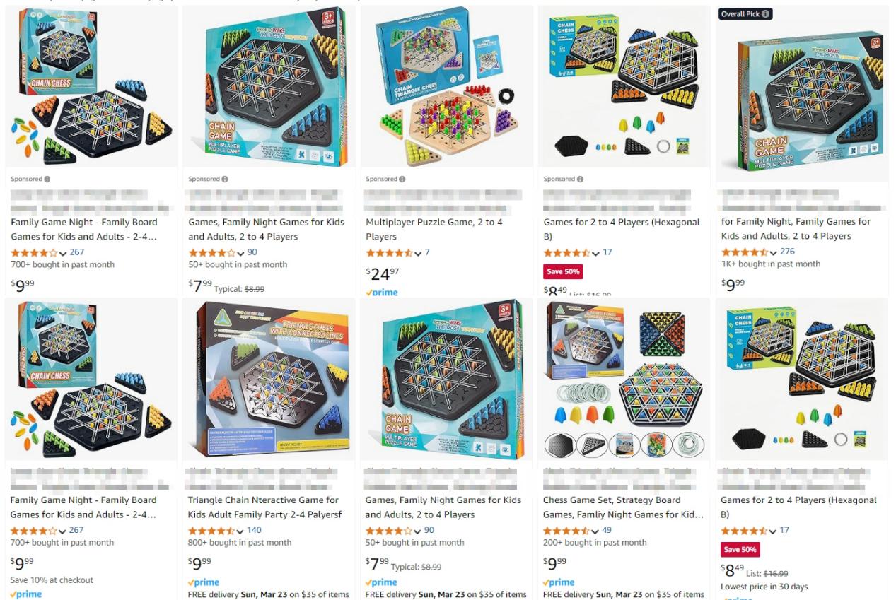 爆款链条三角棋chain-game专利刚下证！注意避雷！