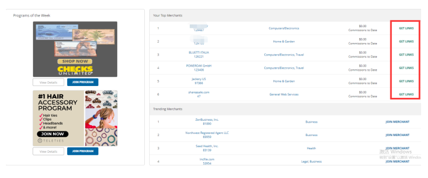 Shareasale联盟客登陆的界面是什么样子--联盟营销（Affiliate marketing）