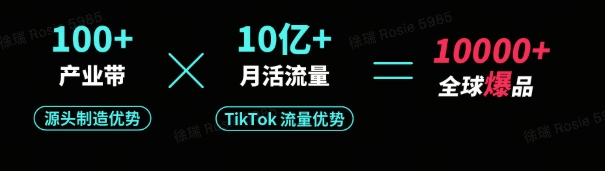 TikTok Shop跨境电商上线“产业带100计划”，助力商家爆品孵化