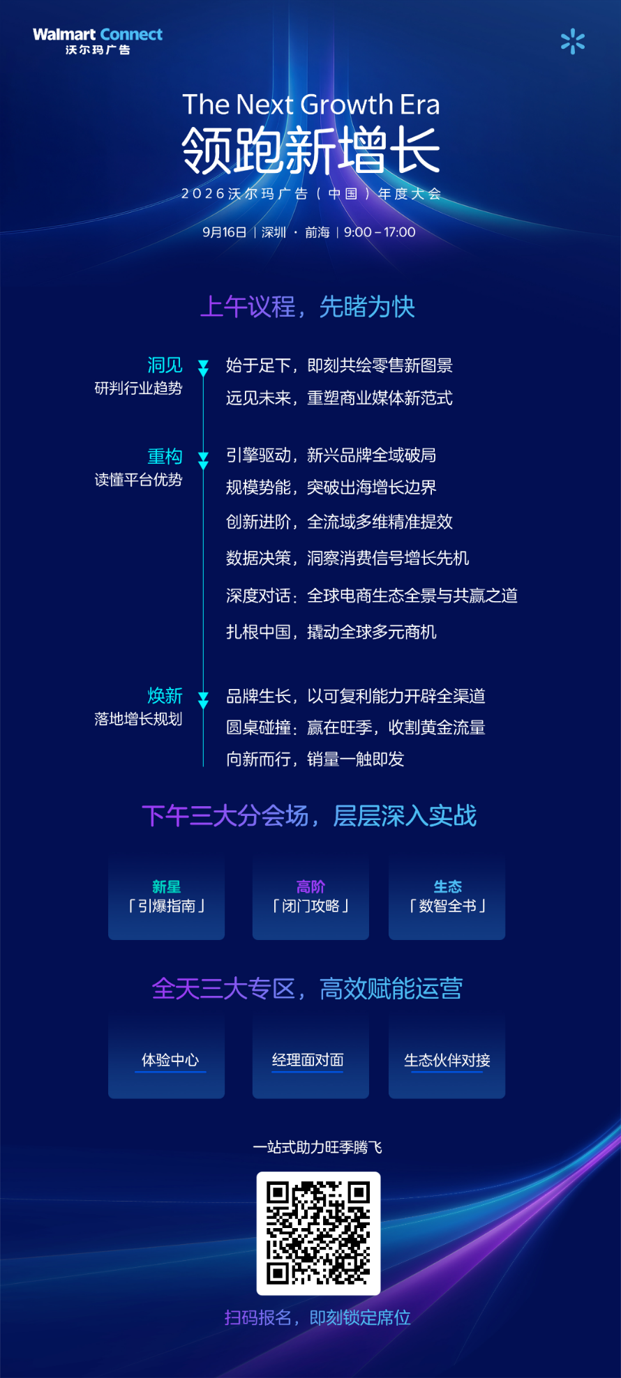 沃尔玛广告主峰会前瞻|主会场议程重磅揭晓