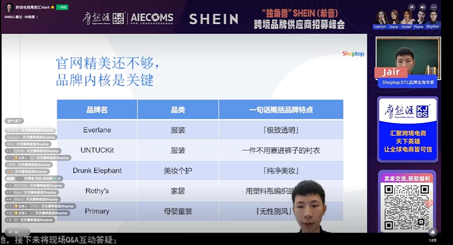 “独立站，品牌的载体”，Shoptop与SHEIN共同探讨探索服装出海新玩法