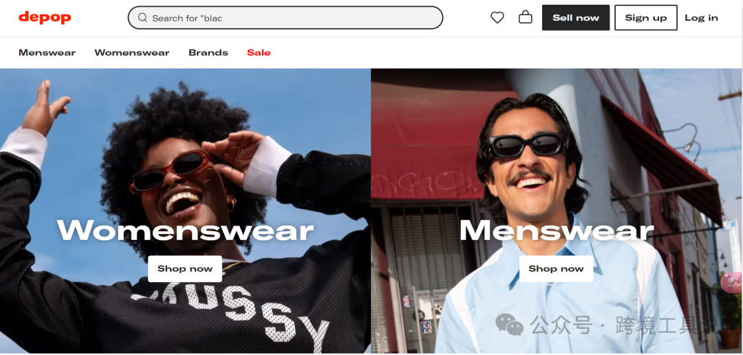 推荐一个英国对标poshmark二手电商平台-depop