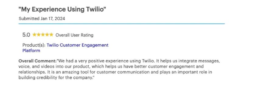 Twilio荣膺2024年Gartner通信平台即服务魔力象限TM领导者！