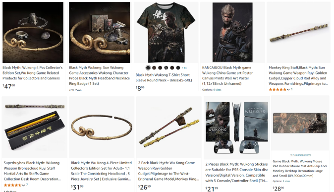 上线即爆火！《黑神话：悟空》的周边产品能不能卖？