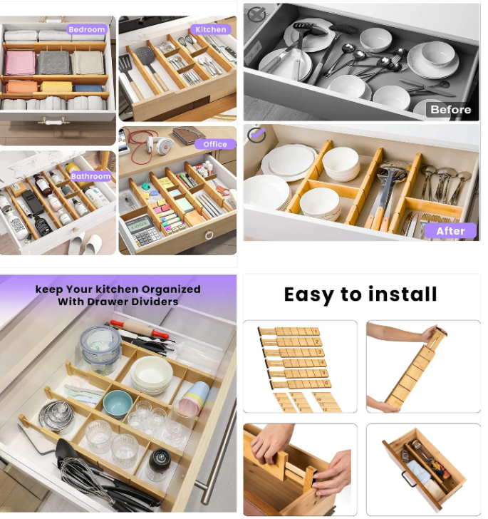 功能类卖家注意！可伸缩抽屉隔板专利再维权！