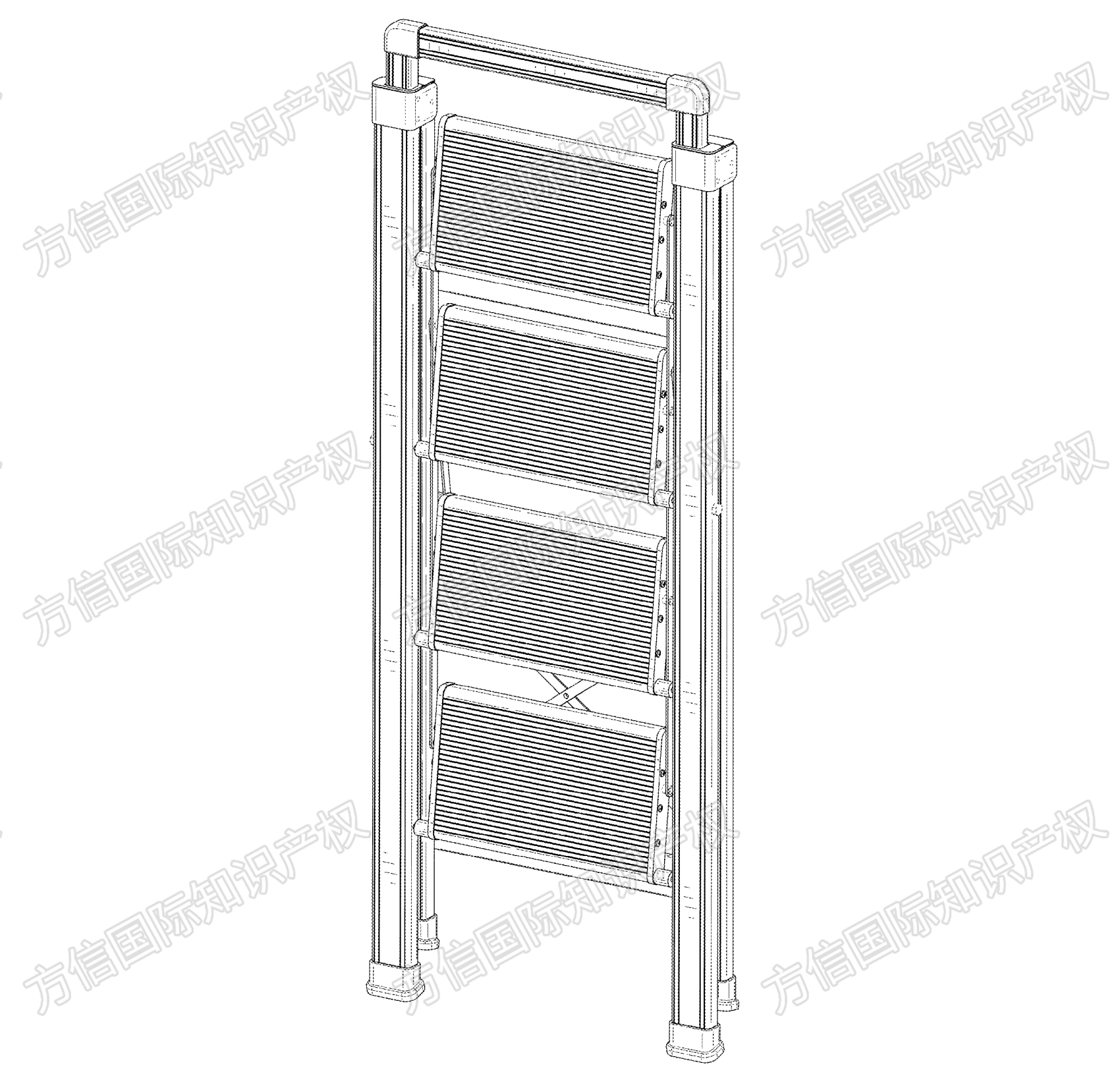 國人發起五步折疊梯Step Ladder專利維權，已獲PI禁令！