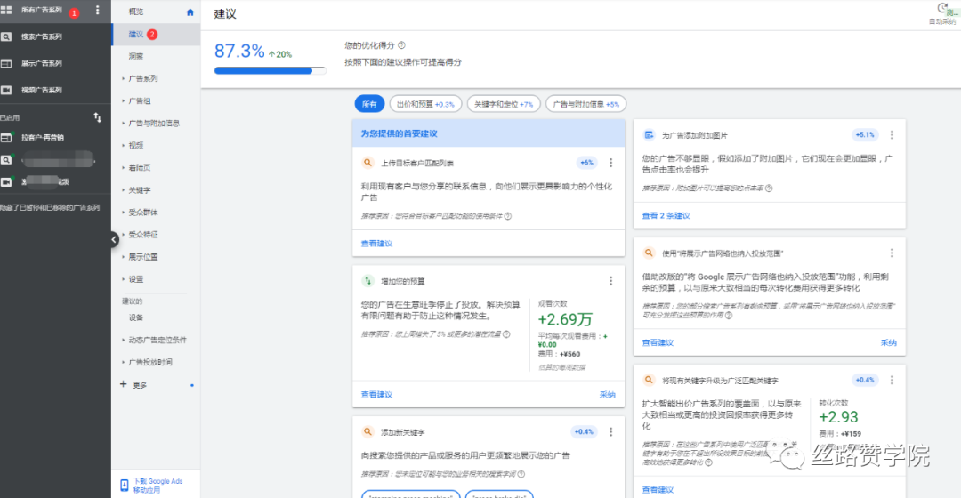 想要提升Google廣告效果？你的優(yōu)化得分是不是≥80%？