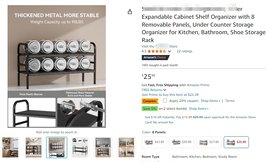 7月下证，9月维权！这款可伸缩置物架Retractable shelf千万不要碰！