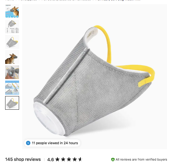 宠物口罩热度飙升！亚马逊和Temu已开卖