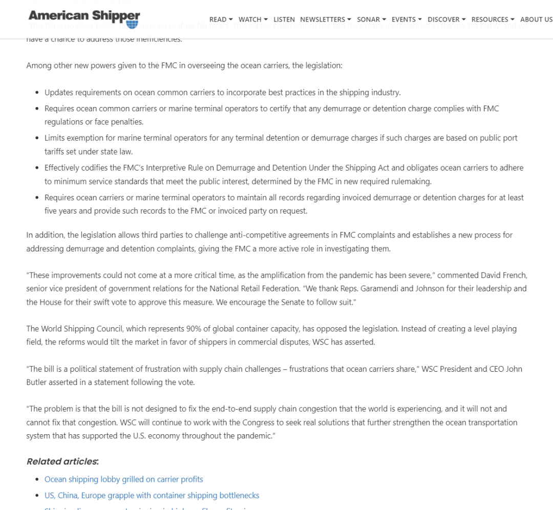 速看！美国港口这笔高额费用不解决，最后还是要卖家买单！