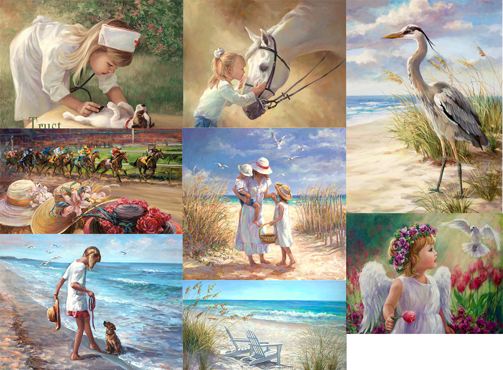 这8张油画勿碰！Laurie Snow Hein版权发案！