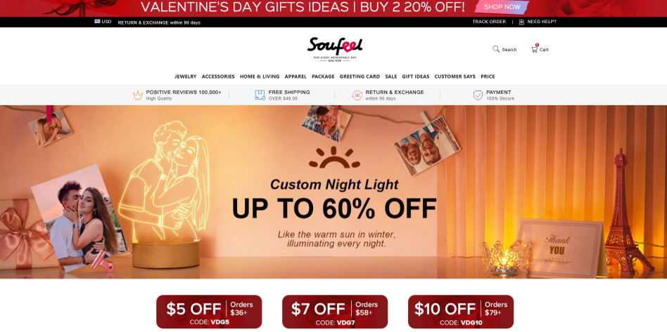 情人节营销案例！定制化礼品类目品牌 Soufeel 分析