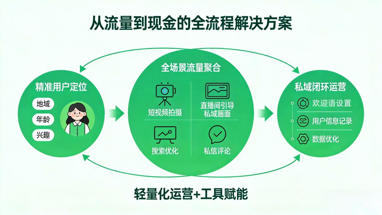 私域转化率涨 5 倍！TK 云大师精准引流功能让流量变现金