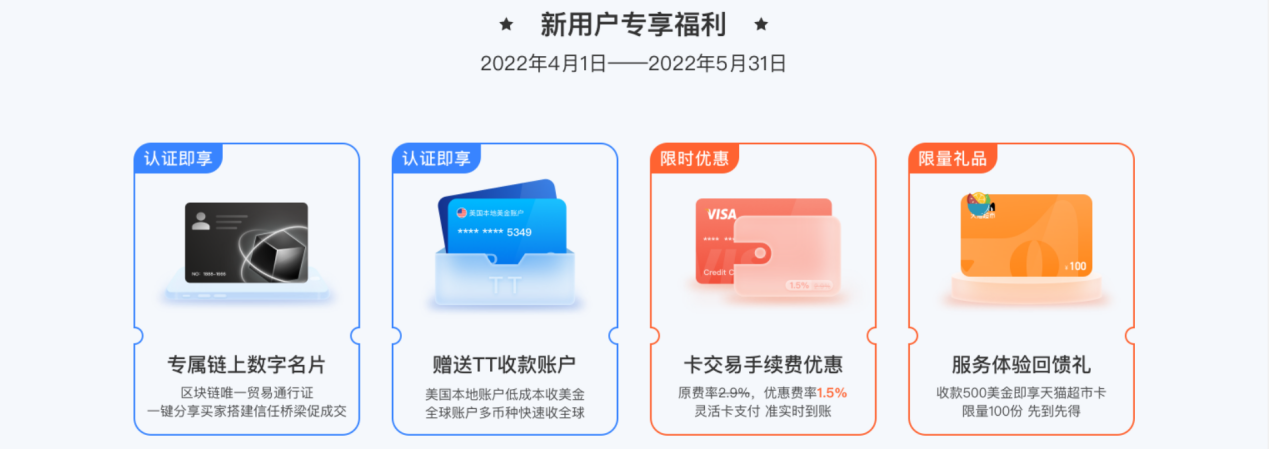 外貿(mào)寶新用戶專享福利活動(dòng)！
