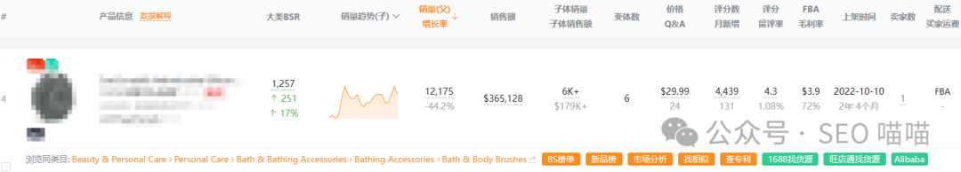 一个价值30美金的沐浴刷，如何撬动数百万消费者的清洁需求-2025年跨境品类分析