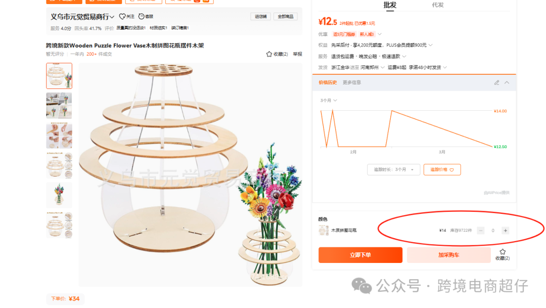 2025.03.18亚马逊选品推荐（仅供参考）：花瓶摆件木架