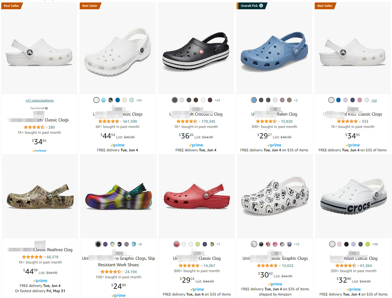 亚马逊爆款洞洞鞋shoe专利新下证,小心避雷!