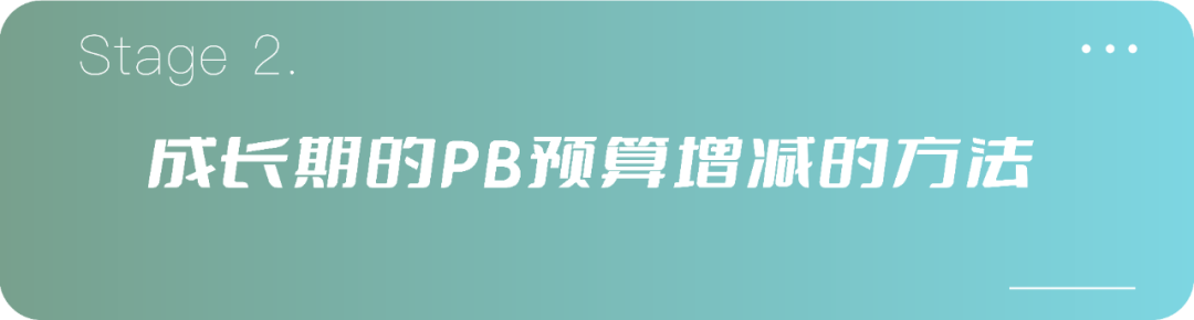 PB预算的5个公式：“出单”不是最关键的指标！
