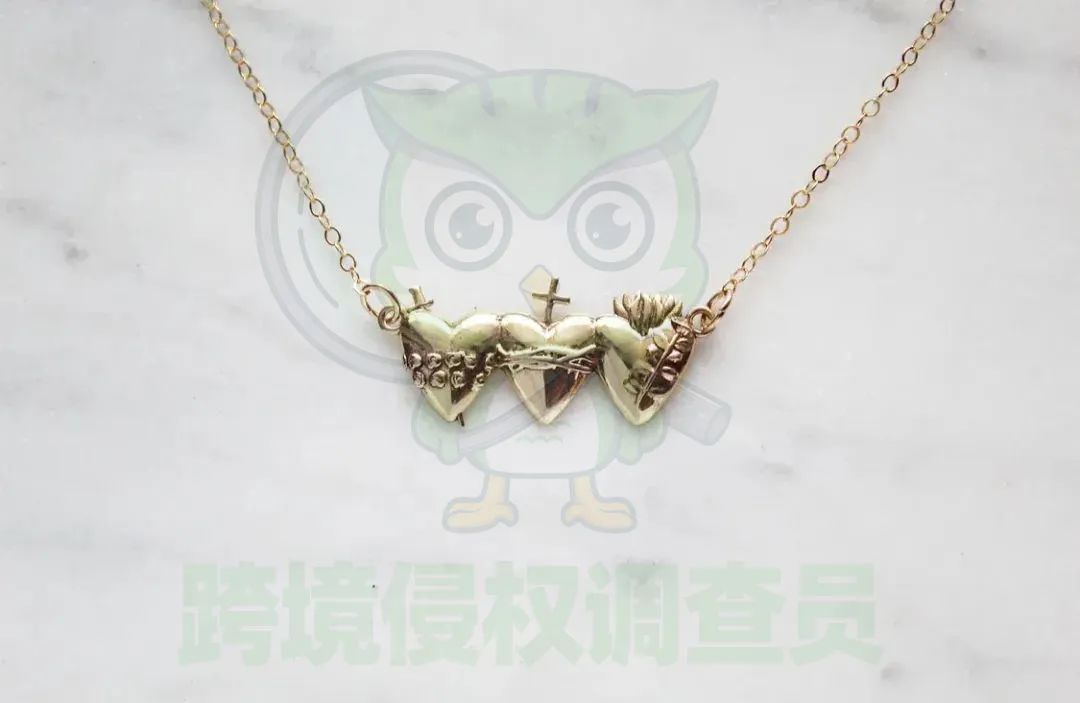 25-cv-60467专利版权多方位维权!圣家之心项链Holy Family Hearts谨慎上架!