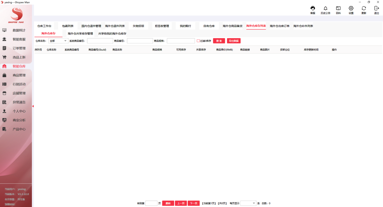 Shopee跨境店群智能仓库工具之选——Shopee Man