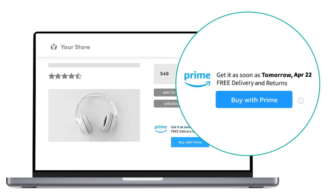 反向吸引Shopify卖家,亚马逊新推Buy with Prime服务