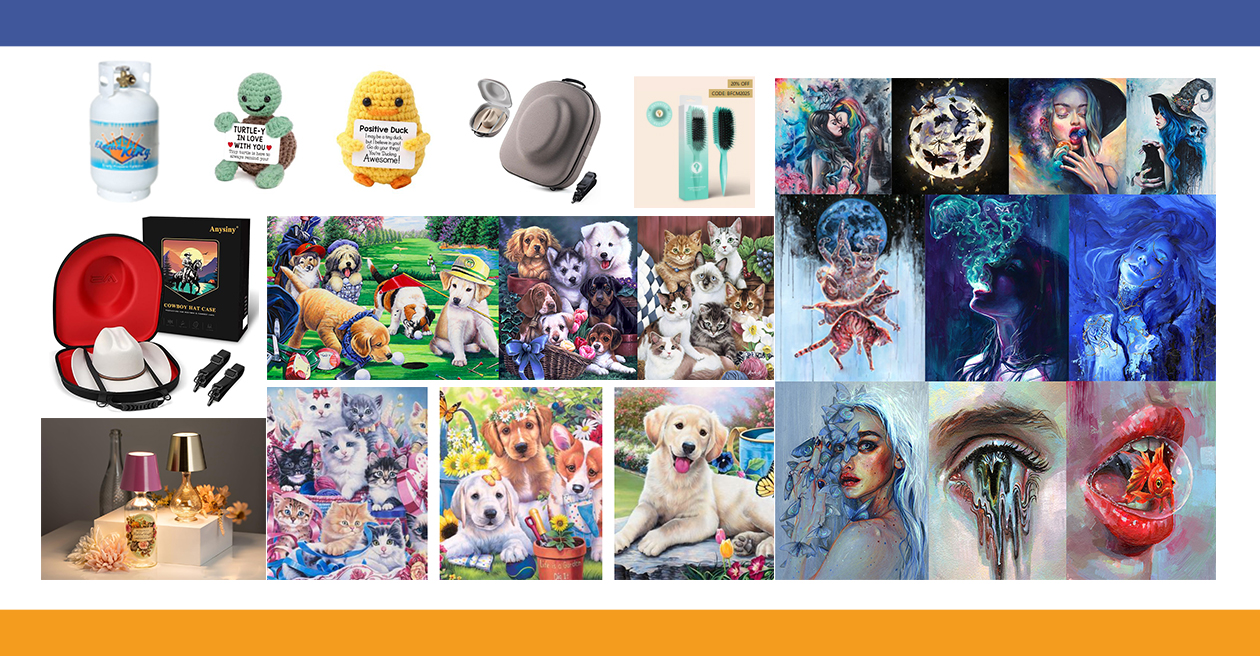 预计被冻结店铺1K+！帽盒、卷发梳、励志针织玩偶...集体接连发案！