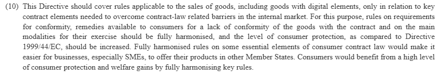 一文解读欧盟质保法规：法律溯源与乐天平台政策解读