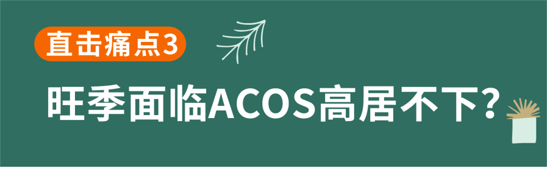 旺季爆单必须砸钱？大卖带你KO高引流成本！