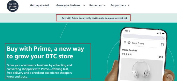 亚马逊「Buy with Prime」突然官宣放开！