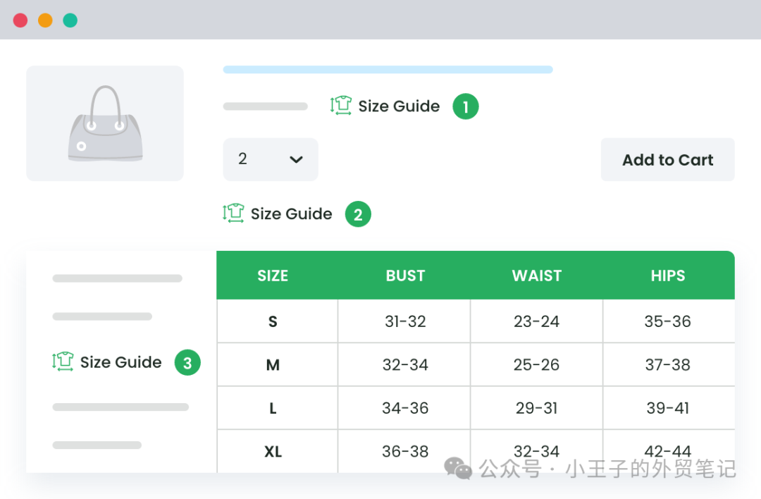 WordPress建站｜5种方式给你的产品页面添加尺寸参数表格？