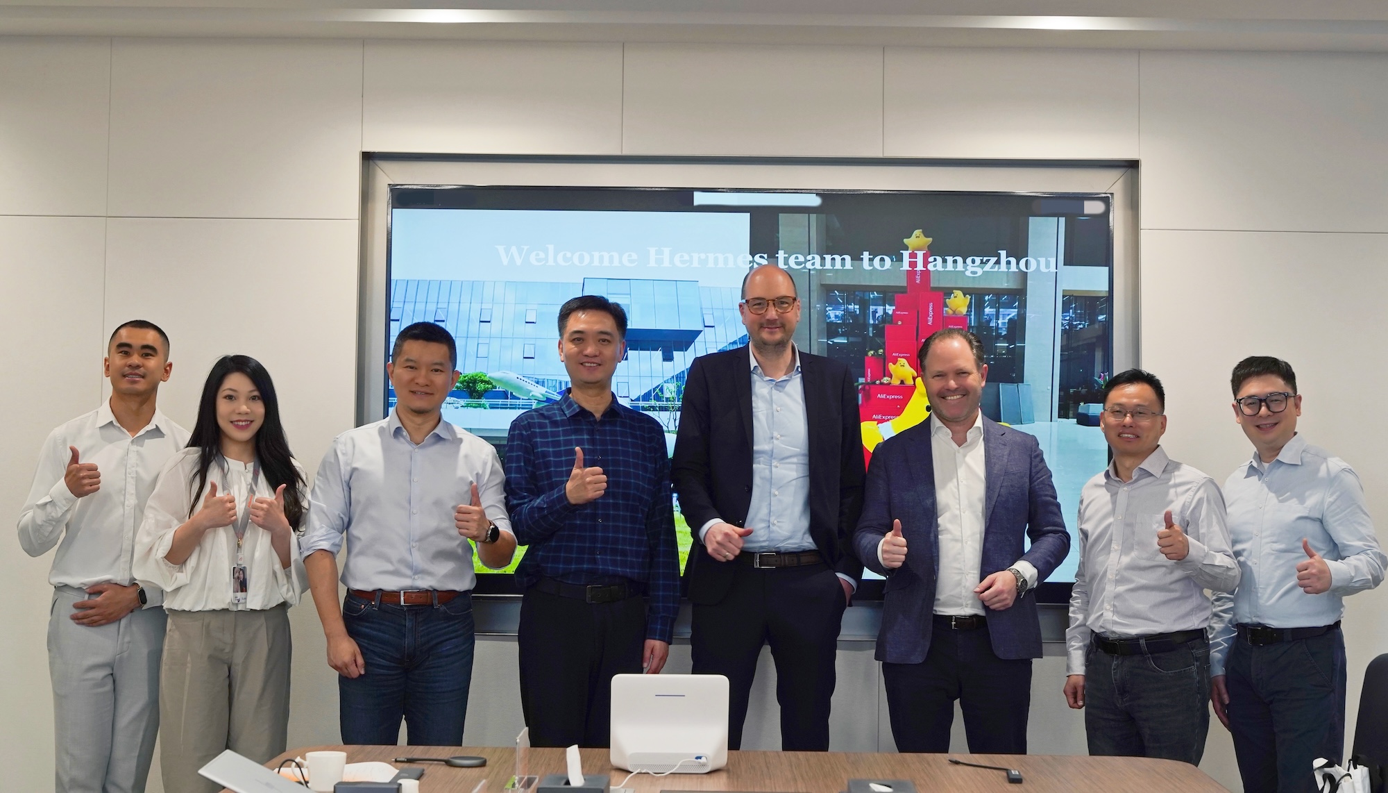 德国物流巨头Hermes新任CEO首访杭州 与阿里速卖通加强欧洲物流合作