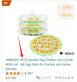 亚马逊选品热门产品解读第48期，感恩节和复活节热卖带盖魔鬼蛋容器市场分析报告
