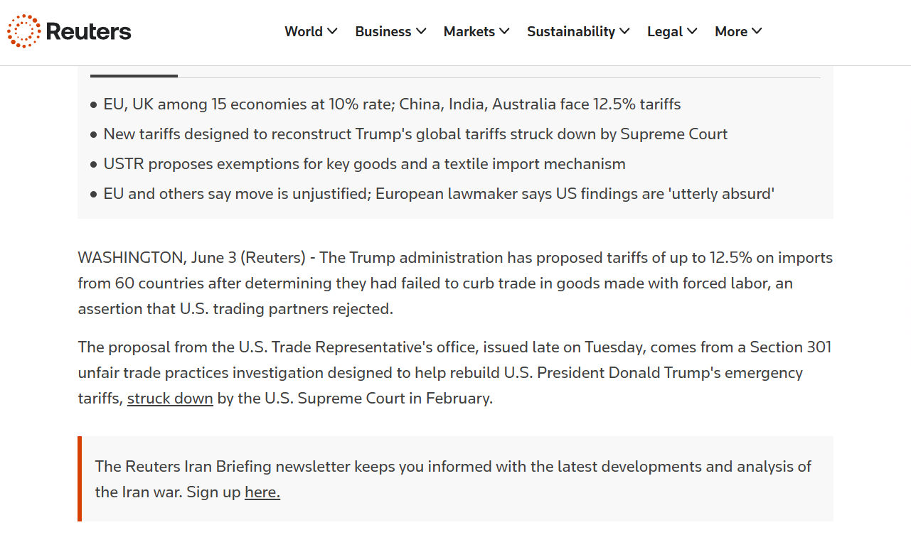 突发！美国拟对中国加征12.5%关税