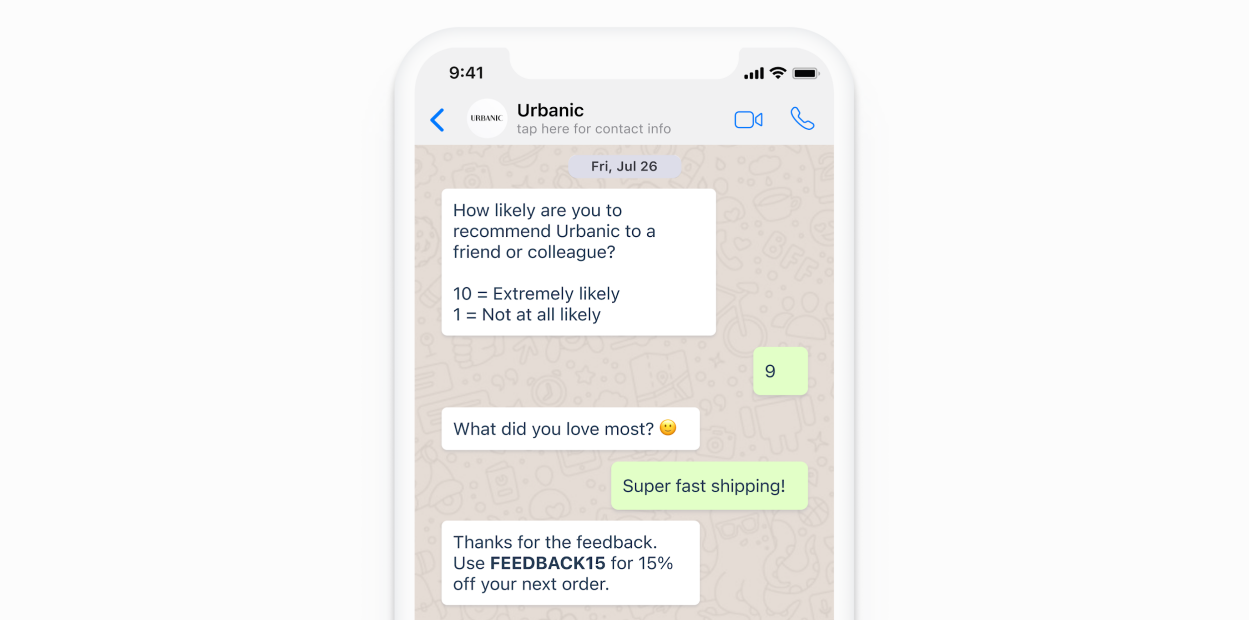 Urbanic：借助WhatsApp實(shí)現(xiàn)客服負(fù)擔(dān)減少30%！