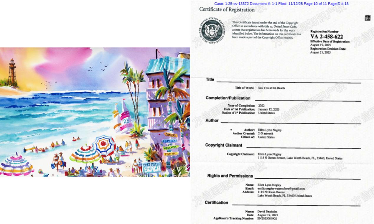 水彩花卉画成高危领域!艺术家Ellen Lynn Negley发案!