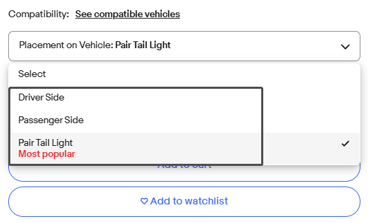 eBay在六大站点开通热门汽摩配分类多属性刊登功能，新增热搜多属性关键词