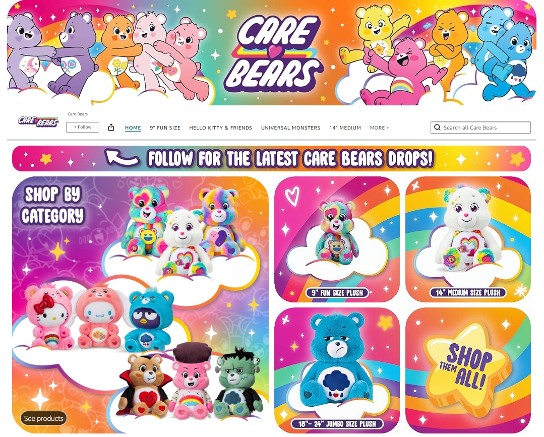 知名玩具发案！Care Bear爱心熊商标+版权维权！